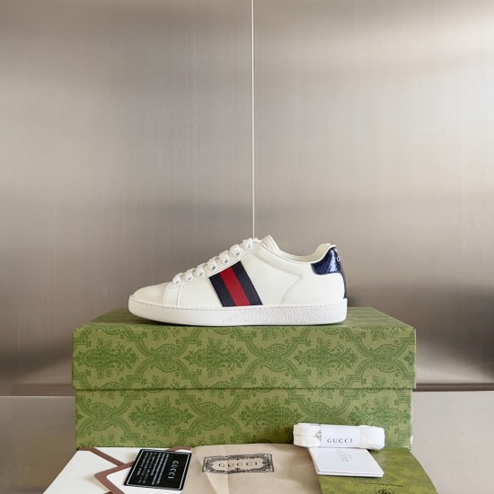 GUCCI Men's Ace Leather Sneakers