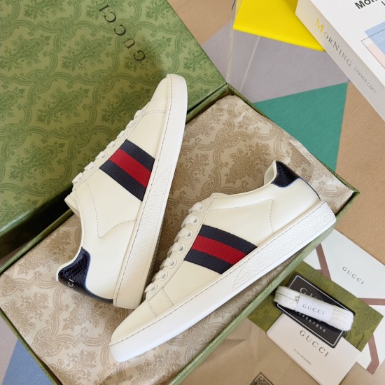 GUCCI Men's Ace Leather Sneakers