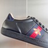 GUCCI ACE Sneaker Black Leather With Bee