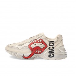 GUCCI Rhyton in Red Mouth Sneaker