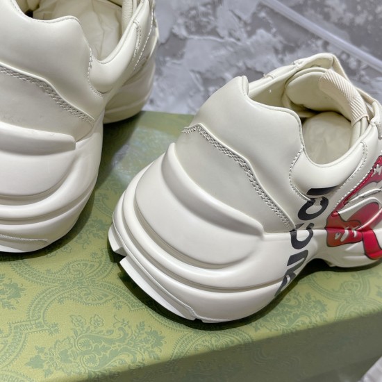 GUCCI Rhyton in Red Mouth Sneaker