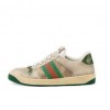 GUCCI Butter Leather Women's Green Heel Screener Sneaker