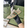 GUCCI Butter Leather Women's Green Heel Screener Sneaker