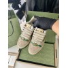 GUCCI Butter Leather Women's Green Heel Screener Sneaker