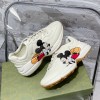 Mickymouse X Gucci Rhyton Men's Sneakers Beige