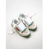 GUCCI Screener sneaker with Web in beige leather